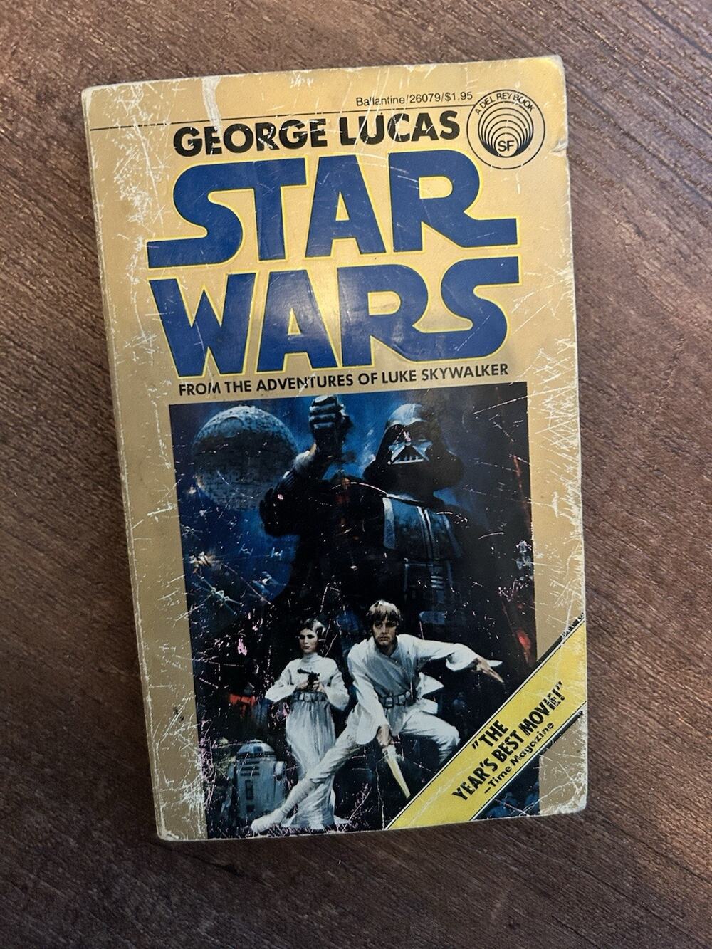 1976, George Lucas "Star Wars, From The Adventures Of Luke Skywalker" paperback